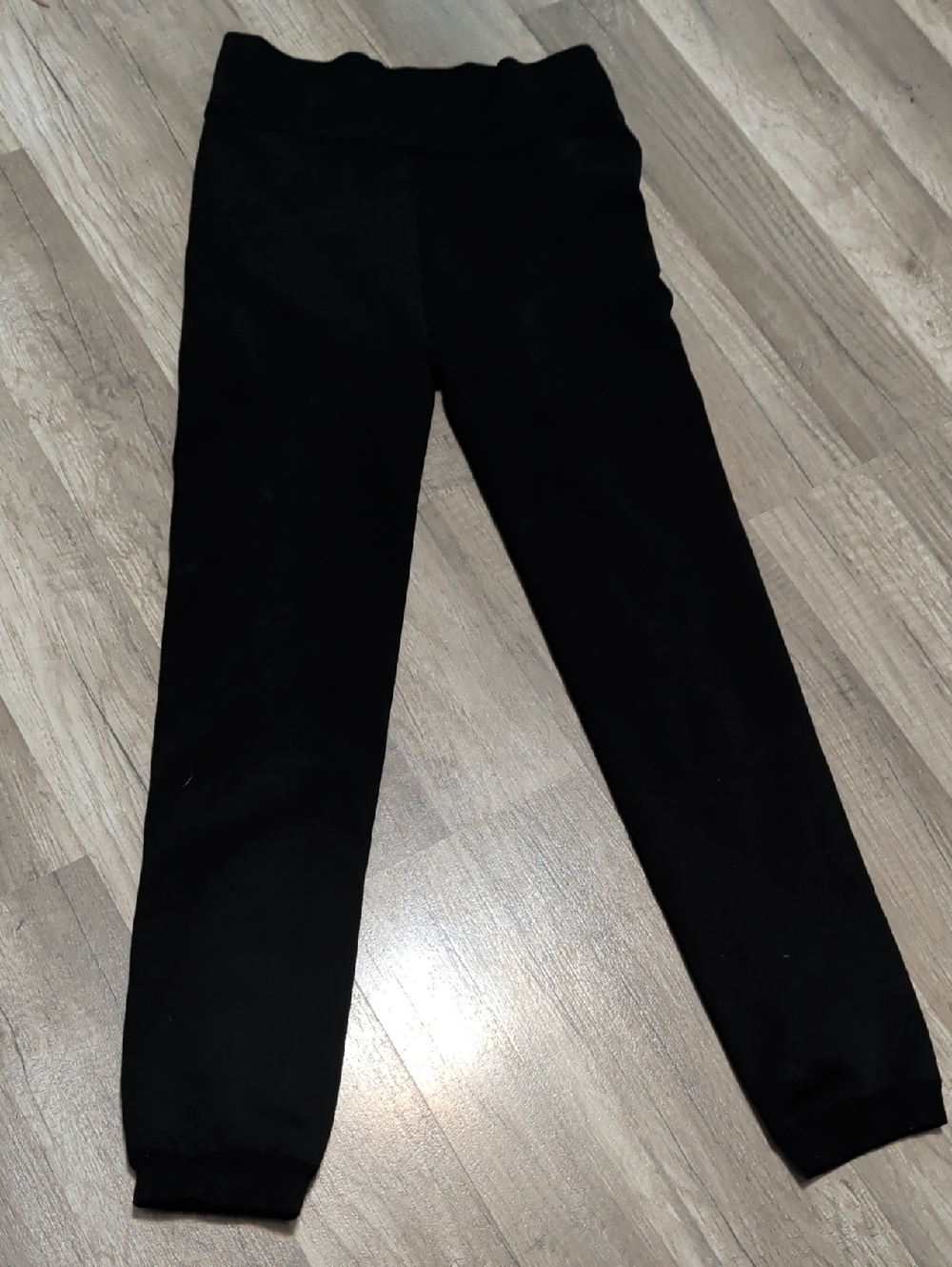 Free Country Black High-Rise Stretch Leggings with Faux Fur Lining